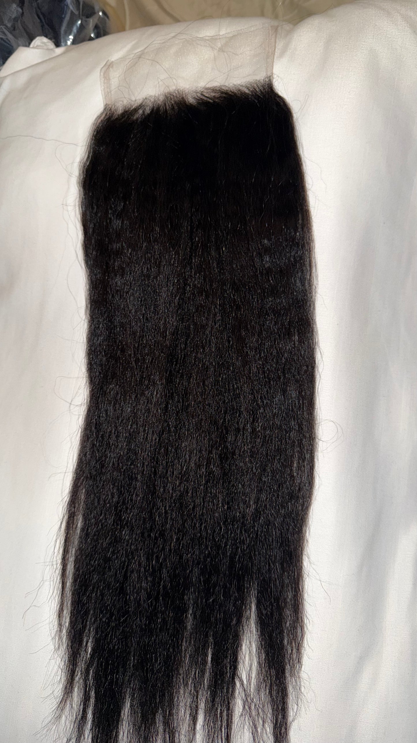 Kinky straight 5*5 closure